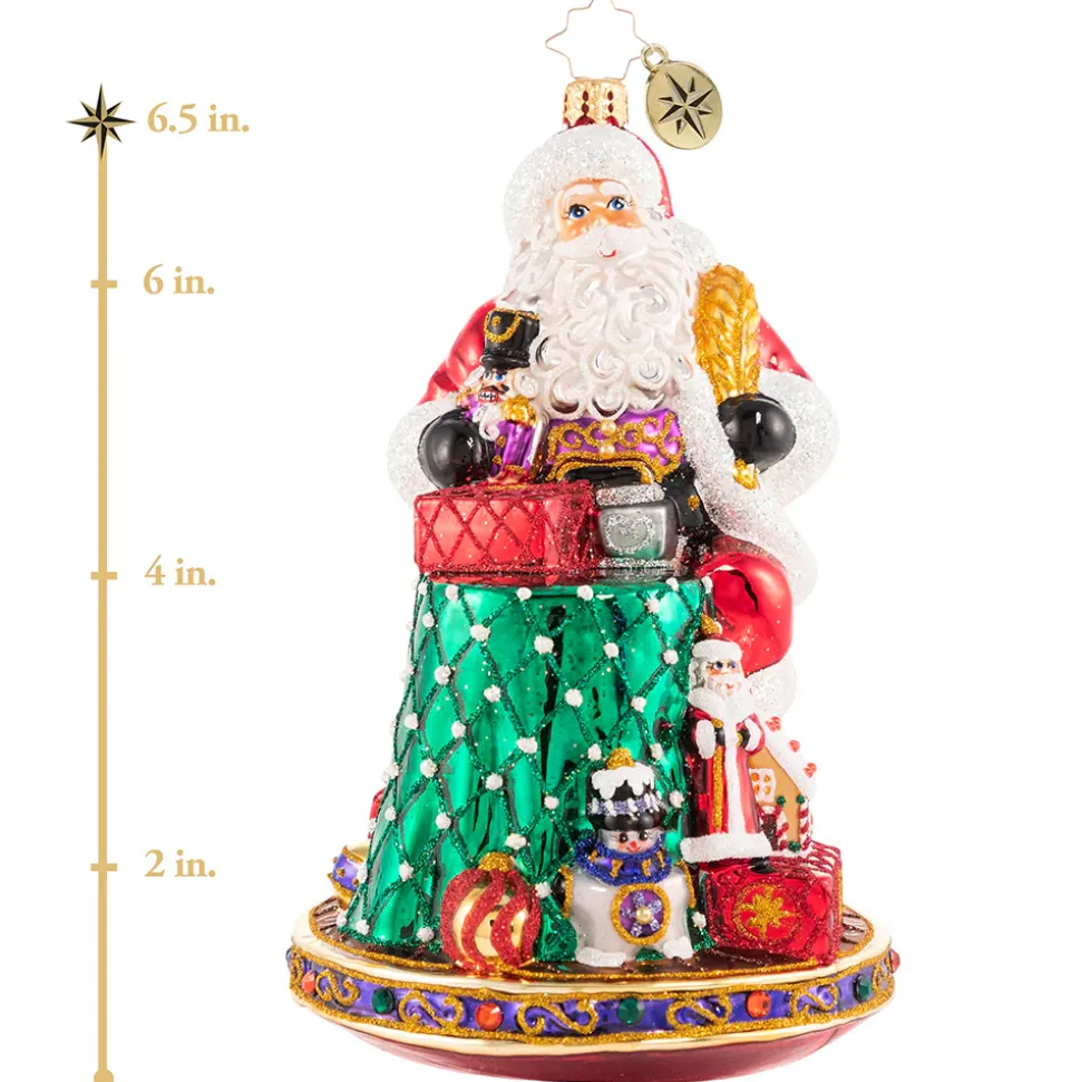 Stocking / Skirt^Christopher Radko Cr, Can I Have Your Autograph, Santa?, 1020611,