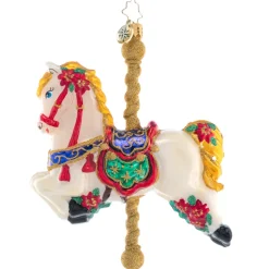 Blown Glass^Christopher Radko Cr, Carousel Ride, 1021458, Radko