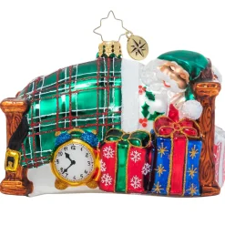 Stocking / Skirt^Christopher Radko Cr, Catching Z's Mr. Claus, 1021093, Radko