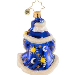 Glass^Christopher Radko Cr, Celestial Santa Gem, 1020559,
