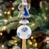 Glass^Christopher Radko Cr, Chinoiserie Elegance Santa Finial, 1021534, Radko