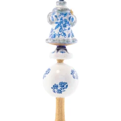 Glass^Christopher Radko Cr, Chinoiserie Elegance Santa Finial, 1021534, Radko
