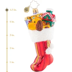 Glass^Christopher Radko Cr, Chock-Full Of Cheer, 1020738,