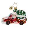 Blown Glass^Christopher Radko Cr, Christmas Tree Delivery Gem, 1020247,