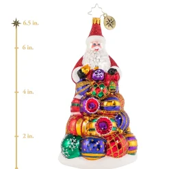 Blown Glass^Christopher Radko Cr, Claus' Curated Collection, 1020746,