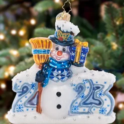 Christopher Radko^Christopher Radko Cr, Coolest Year Yet 2023, 1021520, Radko, Dated 2023