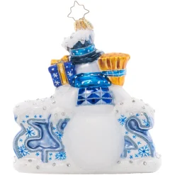 Blown Glass^Christopher Radko Cr, Coolest Year Yet 2023, 1021520, Radko, Dated 2023