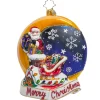 Blown Glass^Christopher Radko Cr, Crescent Moon Christmas, 1021112,