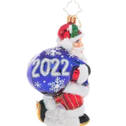 Christopher Radko^Christopher Radko Cr, Dated Cheery Santa, 1021148, Radko