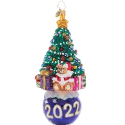 Blown Glass^Christopher Radko Cr, Dated Classic Christmas, 1021147,