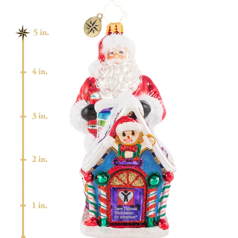 Santas^Christopher Radko Cr, Dave Thomas Adoption 2021, 1020703,