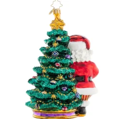 Santas^Christopher Radko Cr, Deck The Halls Santa, 1021360, Radko