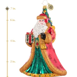 Blown Glass^Christopher Radko Cr, Dreaming Of Evergreen, 1020607,