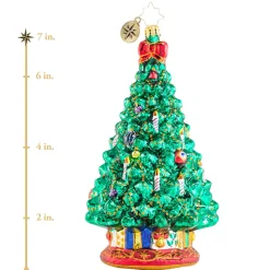 Glass^Christopher Radko Cr, Envy Of The Evergreens, 1020689,