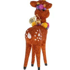 Blown Glass^Christopher Radko Cr, Fawning Over Florals, 1020476,