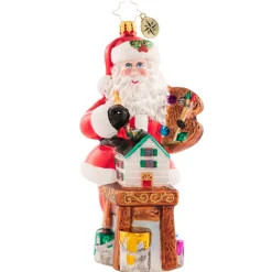 Glass^Christopher Radko Cr, Finishing Touches On Christmas!, 1020696,