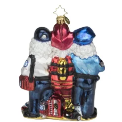 Blown Glass^Christopher Radko Cr, First Responders, 1020047,