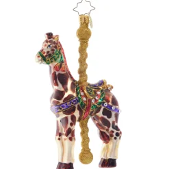 Blown Glass^Christopher Radko Cr, Gilded Giraffe, 1021459, Radko