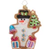 Christopher Radko^Christopher Radko Cr, Gingerbread Snowman, 1021108, Radko
