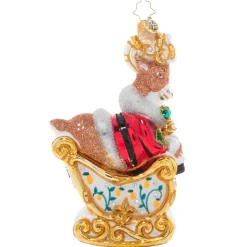 Stocking / Skirt^Christopher Radko Cr, Gleaming Golden Rings, 1021248, Radko