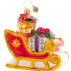 Glass^Christopher Radko Cr, Glorious & Gilded Sleigh, 1020737,