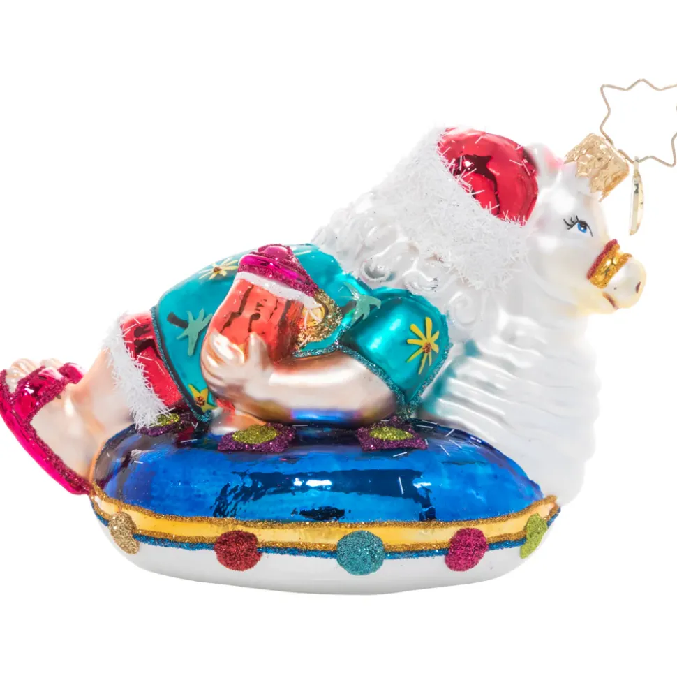 Blown Glass^Christopher Radko Cr, Ho-Ho-Holiday In The Sun, 1021163,