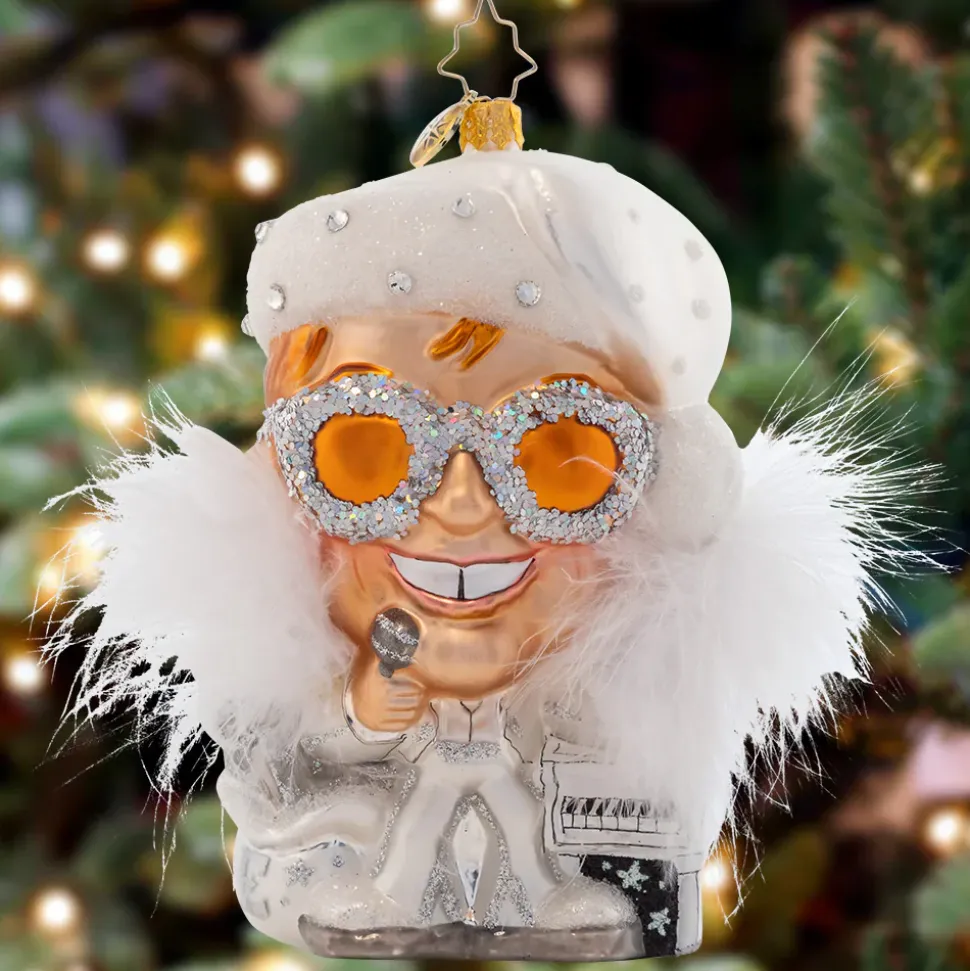 Christopher Radko^Christopher Radko Cr, Holiday " Star" , 1021645, Radko, Elton John