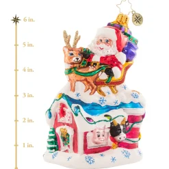 Santas^Christopher Radko Cr, Holiday Charm At The Farm, 1020623,