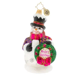 Blown Glass^Christopher Radko Cr, Holidays In The Snow, 1020190,