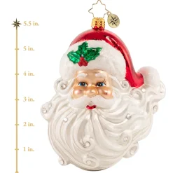 Glass^Christopher Radko Cr, Jolly With A Dash Of Holly, 1020675,