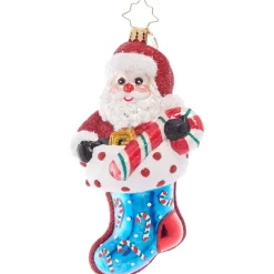 Santas^Christopher Radko Cr, Love Is The Best Medicine, 1021618, Pediatric Cancer Awareness., Radko