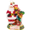 Santas^Christopher Radko Cr, Masterpiece By The Mantle, 1020902,