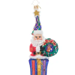 Christopher Radko^Christopher Radko Cr, Merry & Bright Santa 1021313, Radko