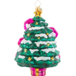 Blown Glass^Christopher Radko Cr, Merry Christmas Baby! Pink, 1021590, Radko