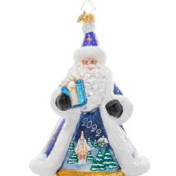 Glass^Christopher Radko Cr, Midnight Elegance 2022 Santa, 1021157, Radko