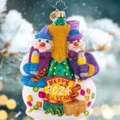 Christopher Radko^Christopher Radko Cr, New Year's Toast, 1021675, Radko