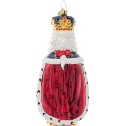Blown Glass^Christopher Radko Cr, Nutcracking Royalty, 1021101, Radko