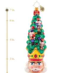 Glass^Christopher Radko Cr, One Spruced Up Nutcracker, 1020747,