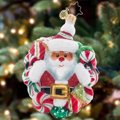 Santas^Department 56 Cr, Peppermint Dreams Santa, 1021503, Radko