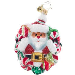 Santas^Department 56 Cr, Peppermint Dreams Santa, 1021503, Radko