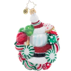 Santas^Department 56 Cr, Peppermint Dreams Santa, 1021503, Radko