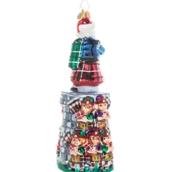 Blown Glass^Christopher Radko Cr, Piper Posse, 1021254, Radko