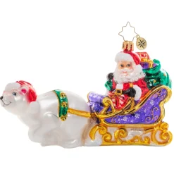 Christopher Radko^Christopher Radko Cr, Polar Bear Powered, 1021117,