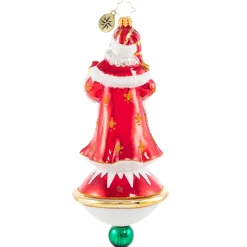 Blown Glass^Christopher Radko Cr, Present-Ly Poised, 1020852,