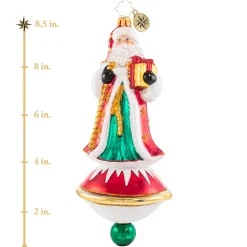 Blown Glass^Christopher Radko Cr, Present-Ly Poised, 1020852,