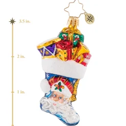 Blown Glass^Christopher Radko Cr, Presents A'Plenty Gem, 1020655,