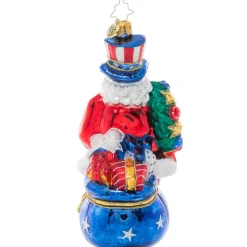 Christopher Radko^chr Cr, Proud Patriot Santa, 1021083, istopher Radko