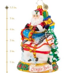 Santas^Christopher Radko Cr, Racing Around The Forest, 1020898,