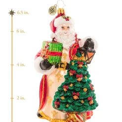 Santas^Christopher Radko Cr, Ravishing & Radiant, 1020843,