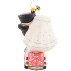 Blown Glass^Christopher Radko Cr, Riding Merrily In Matrimony, 1020721,